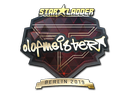 Sticker | olofmeister (Gold) | Berlin 2019